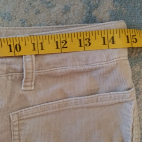 Jalate Jeans Wear Corduroy Shortie Shorts Junior 7/8 Tan - Picture 11 of 14